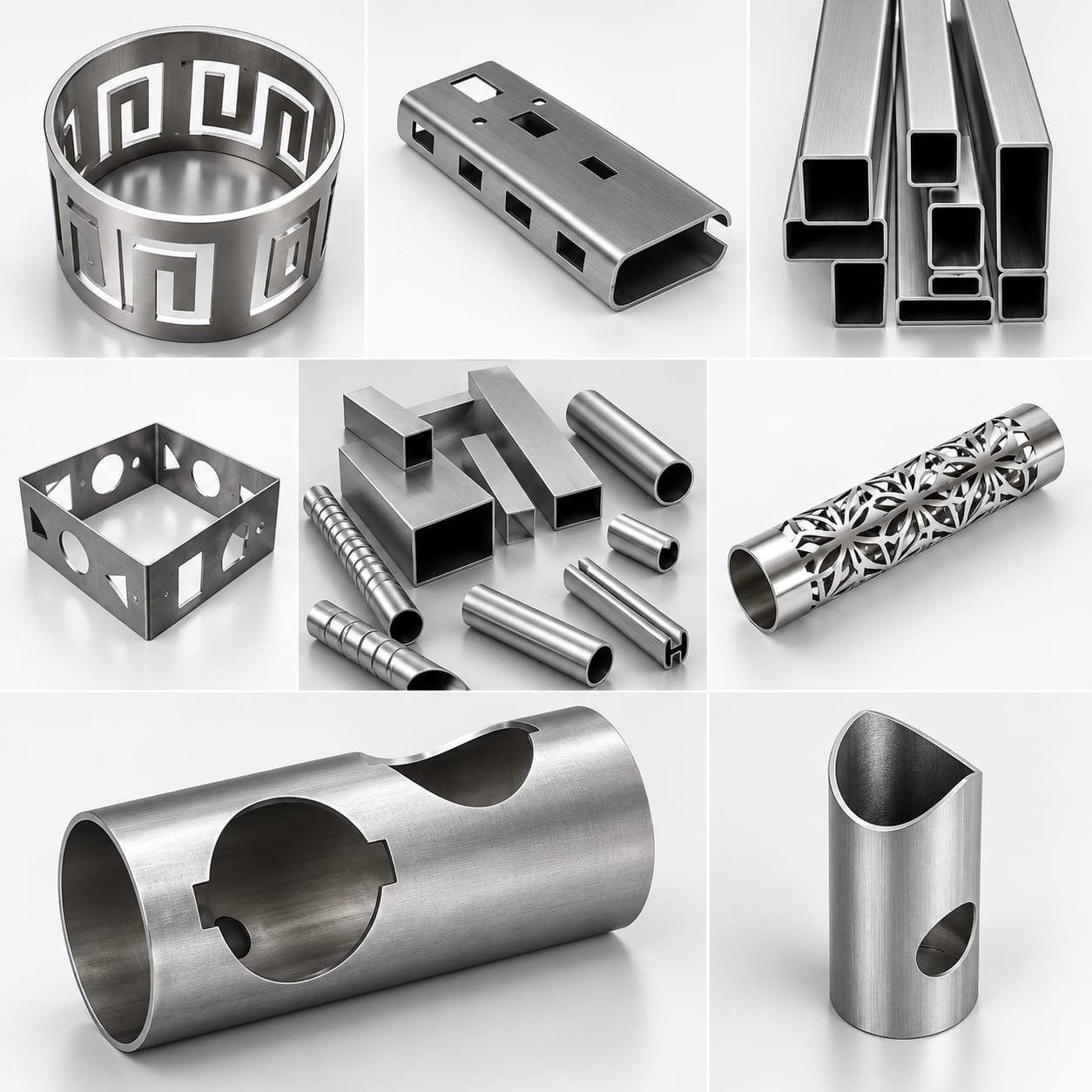 Master 3D CNC Tube & Pipe Laser Components Grid