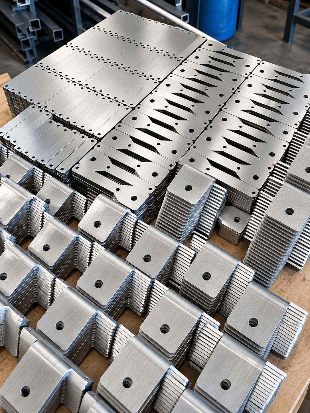 CNC-Bent Z-Brackets & Perforated Plates