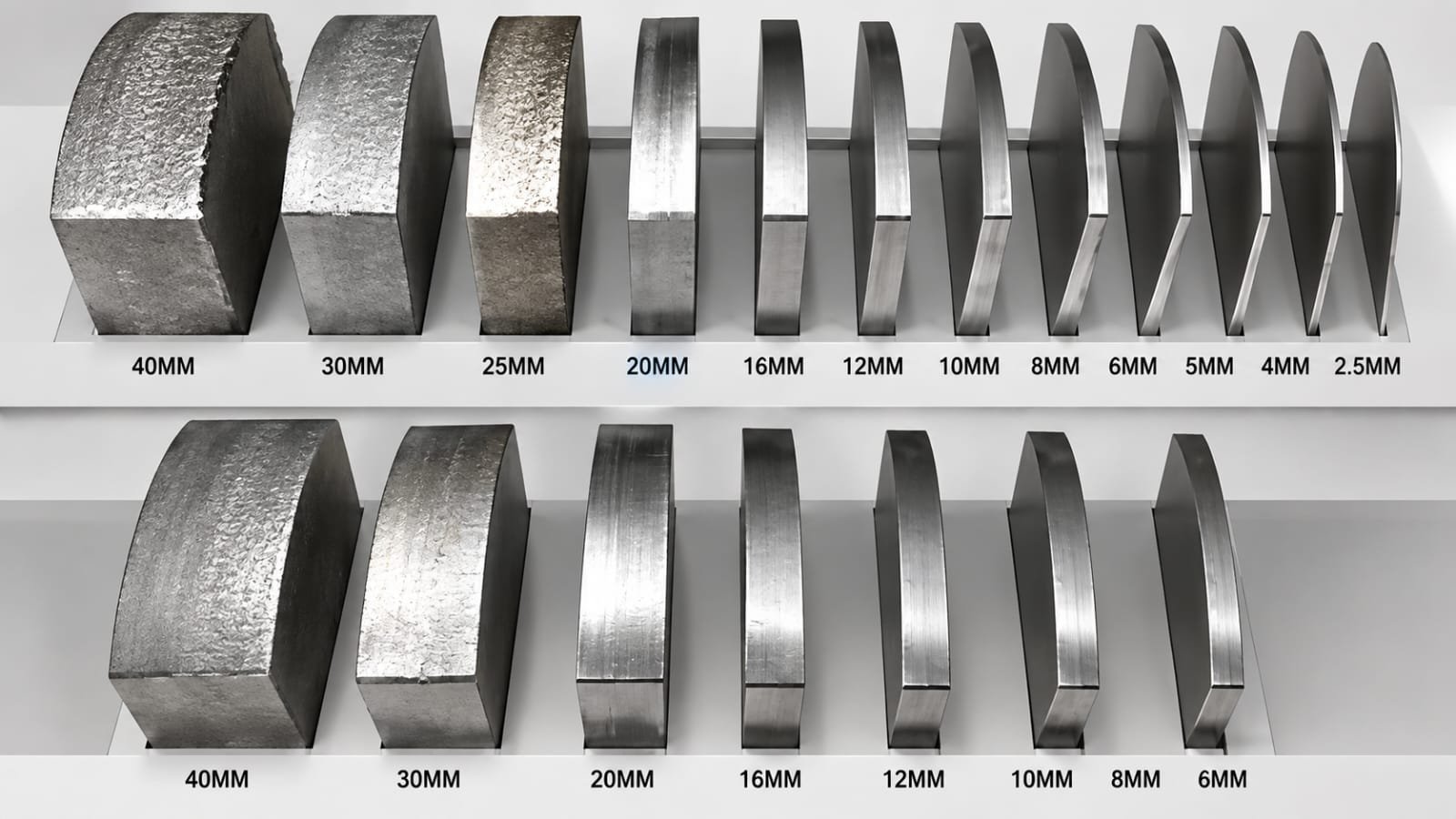 Plate Thickness Cutting Gauge Display