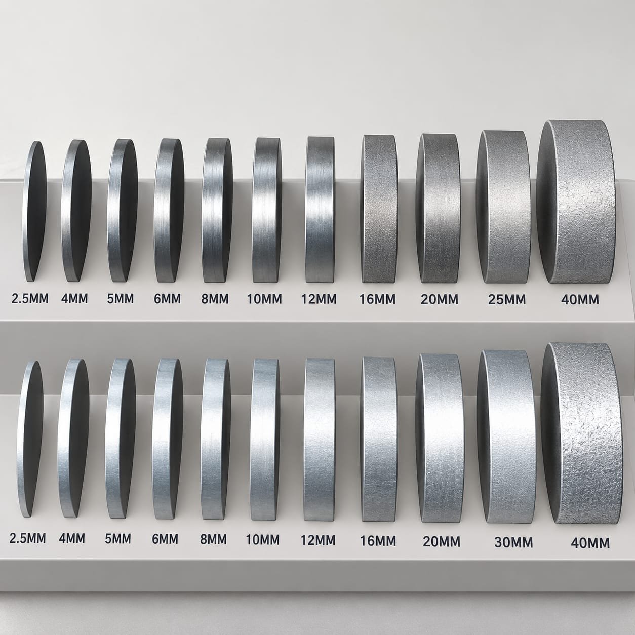 Circular Disc Edge Finish Sample Gauge