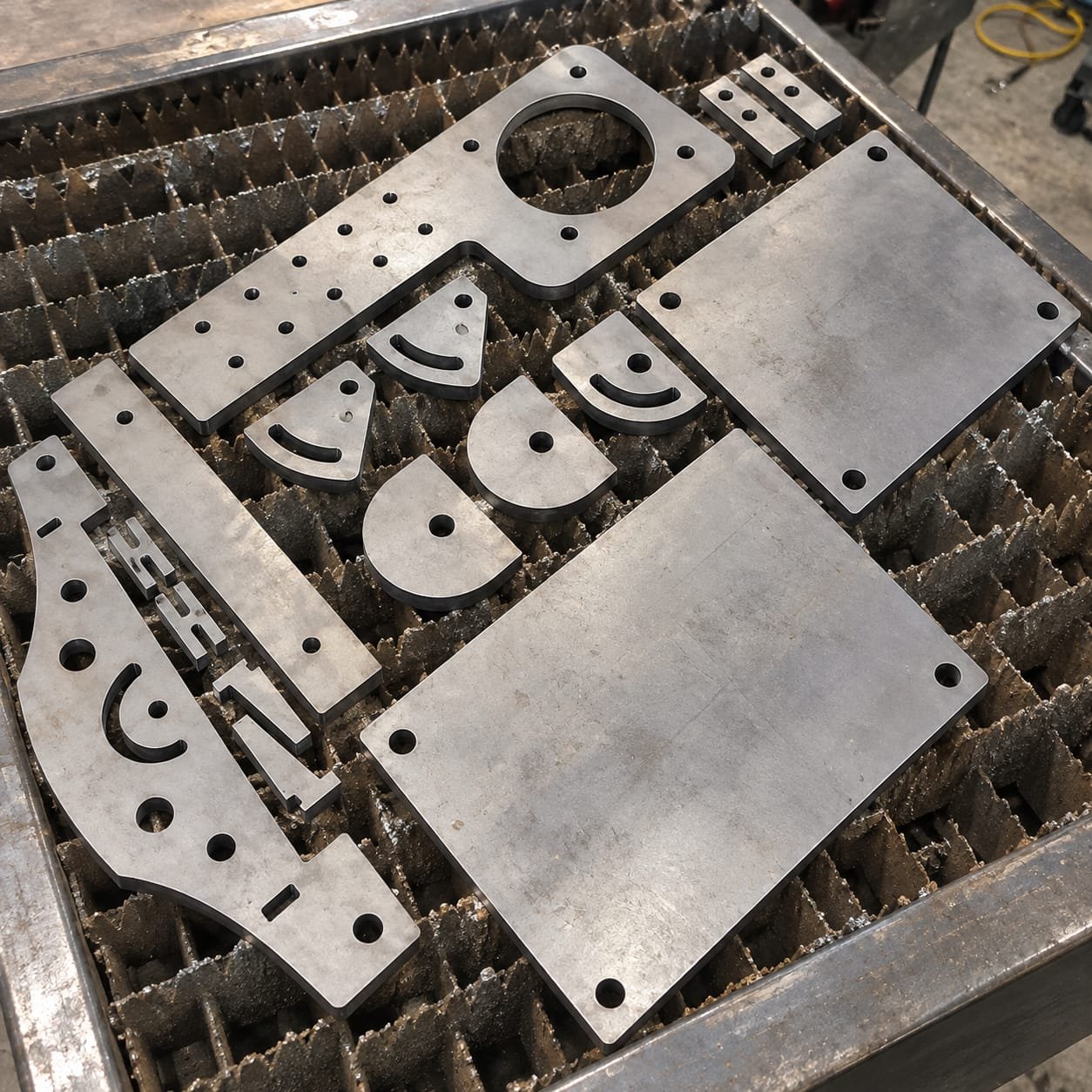CNC Laser Slat Bed Custom Components