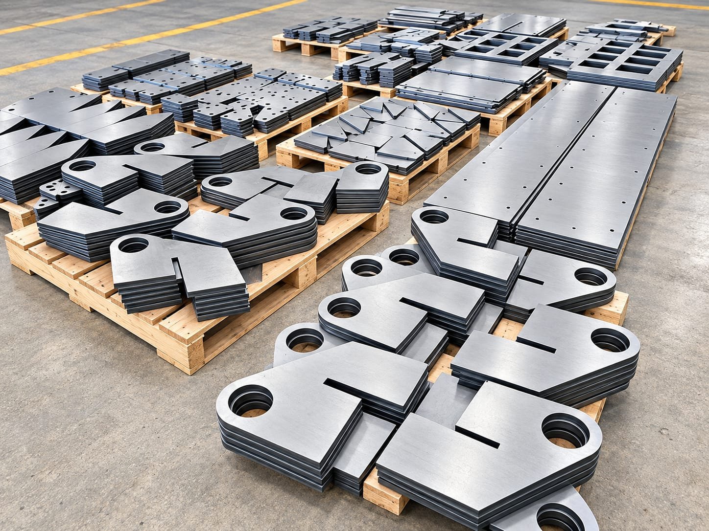 Industrial Structural Plates & Crane Lugs Staging