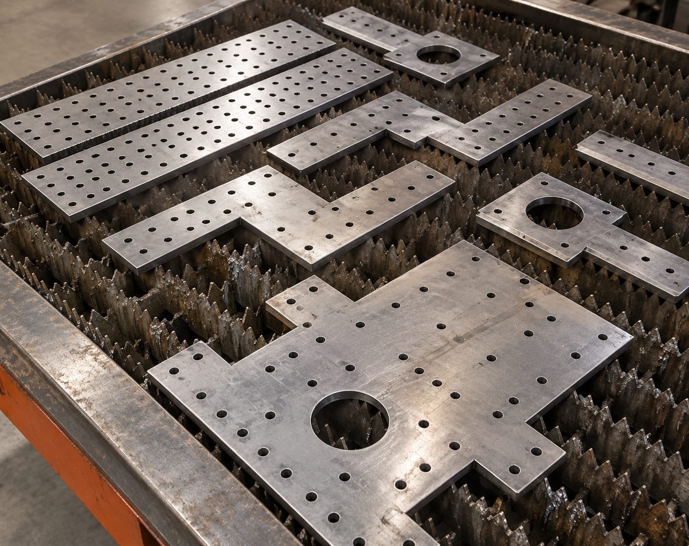 Laser-Pierced Perforated Mounting Plates