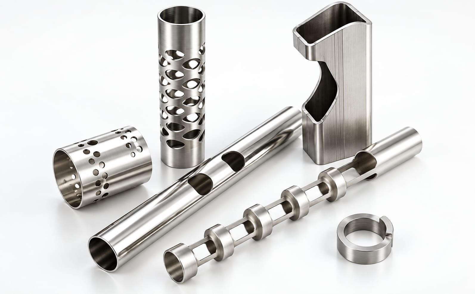 Perforated Stainless Steel Tubes & Slotted Profiles