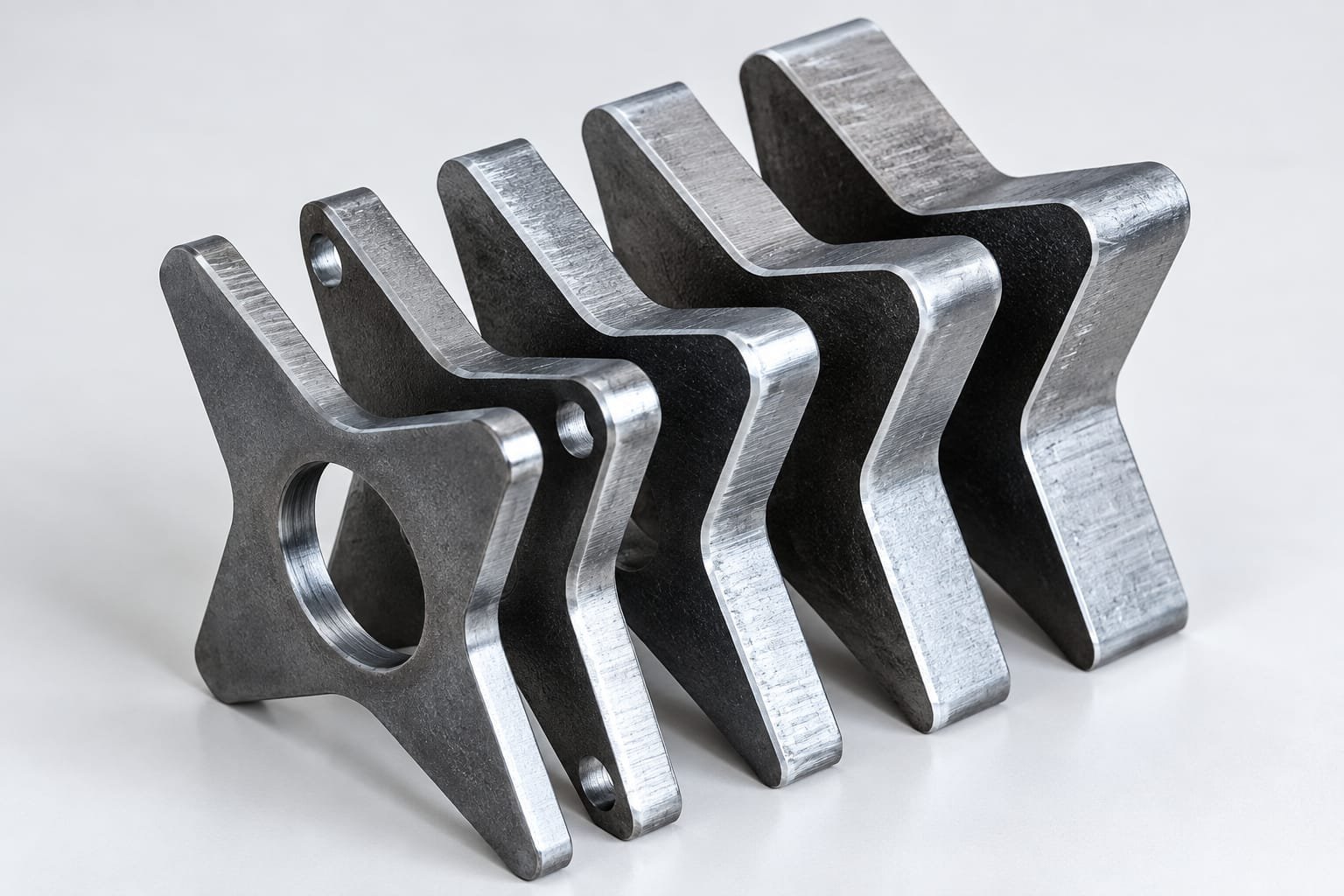Heavy Plate Star Flange Components