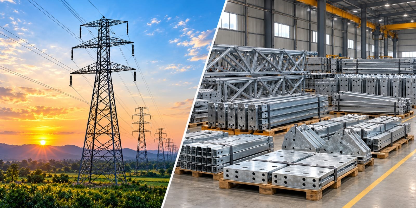 Power Transmission Towers & Hardware