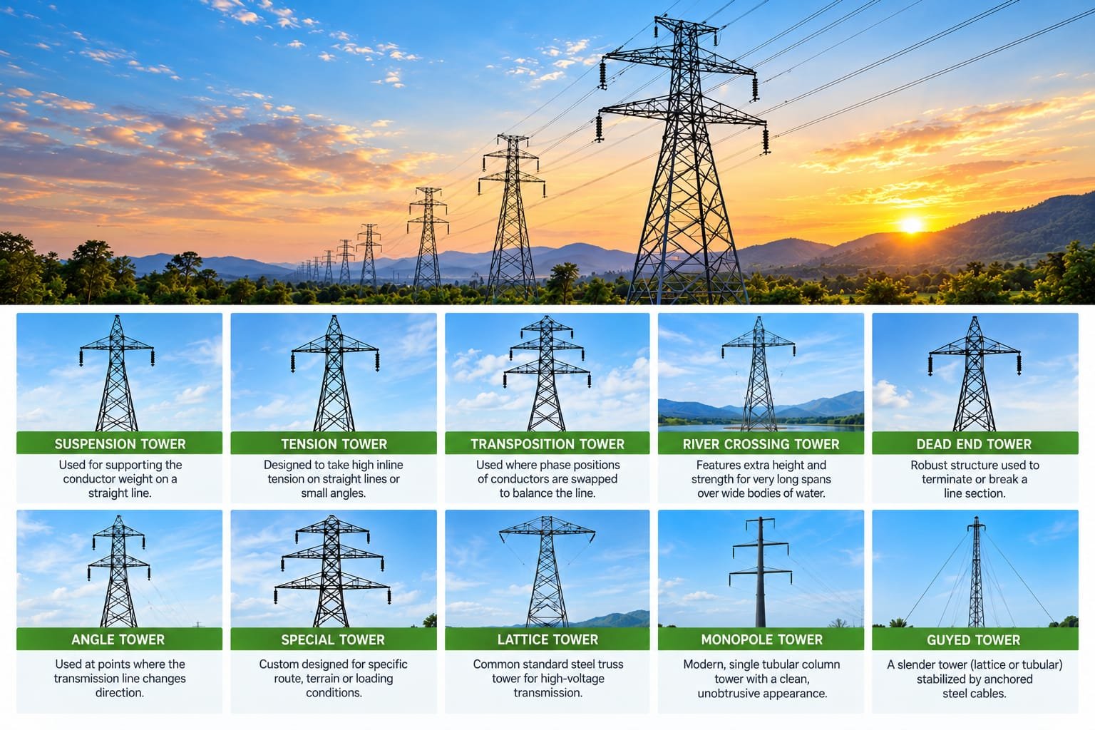 Transmission Towers Structural Types and Classification Guide - Veer Laser Fab