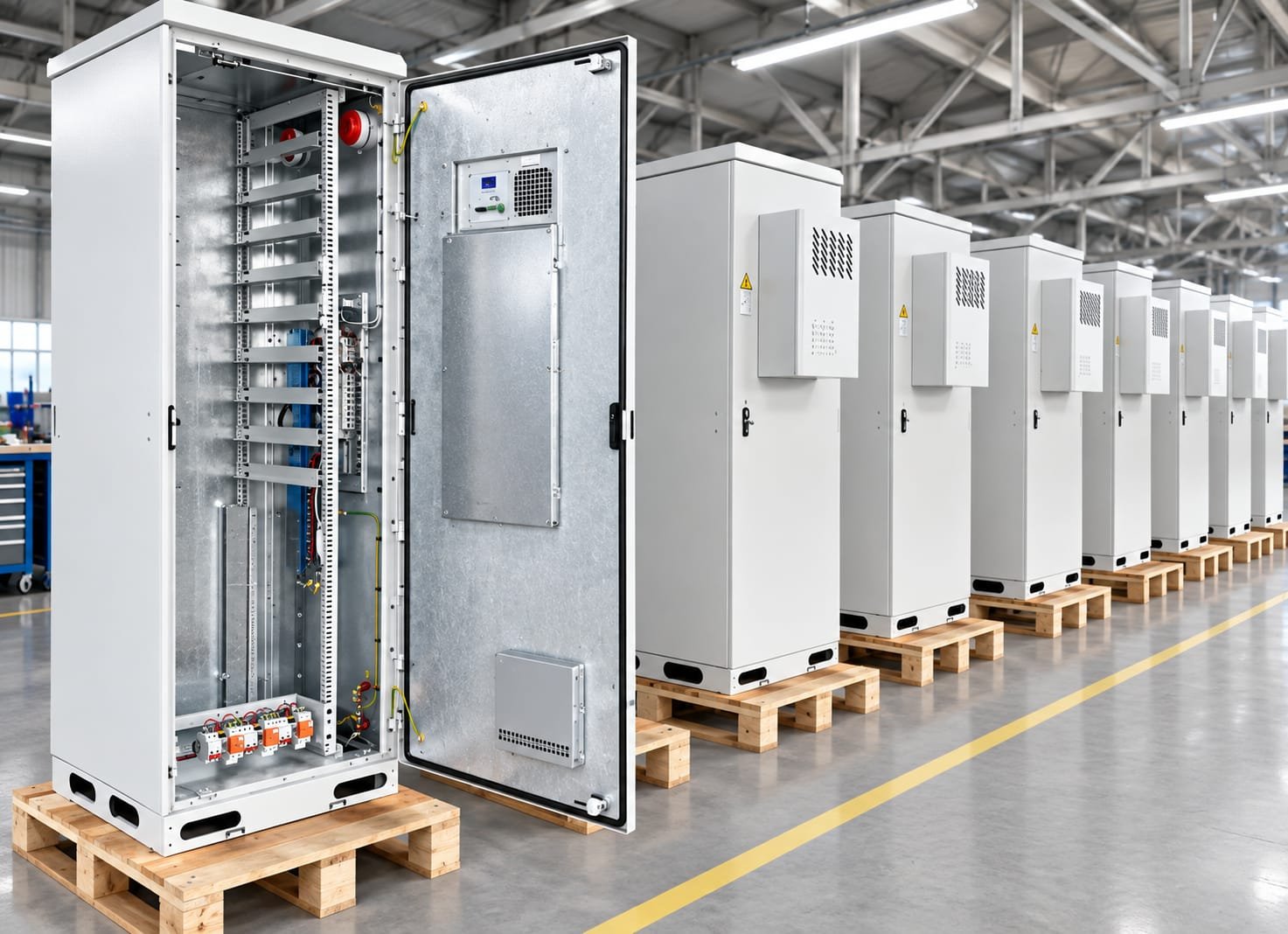 Industrial Control Enclosures with Internal Mounting Panels