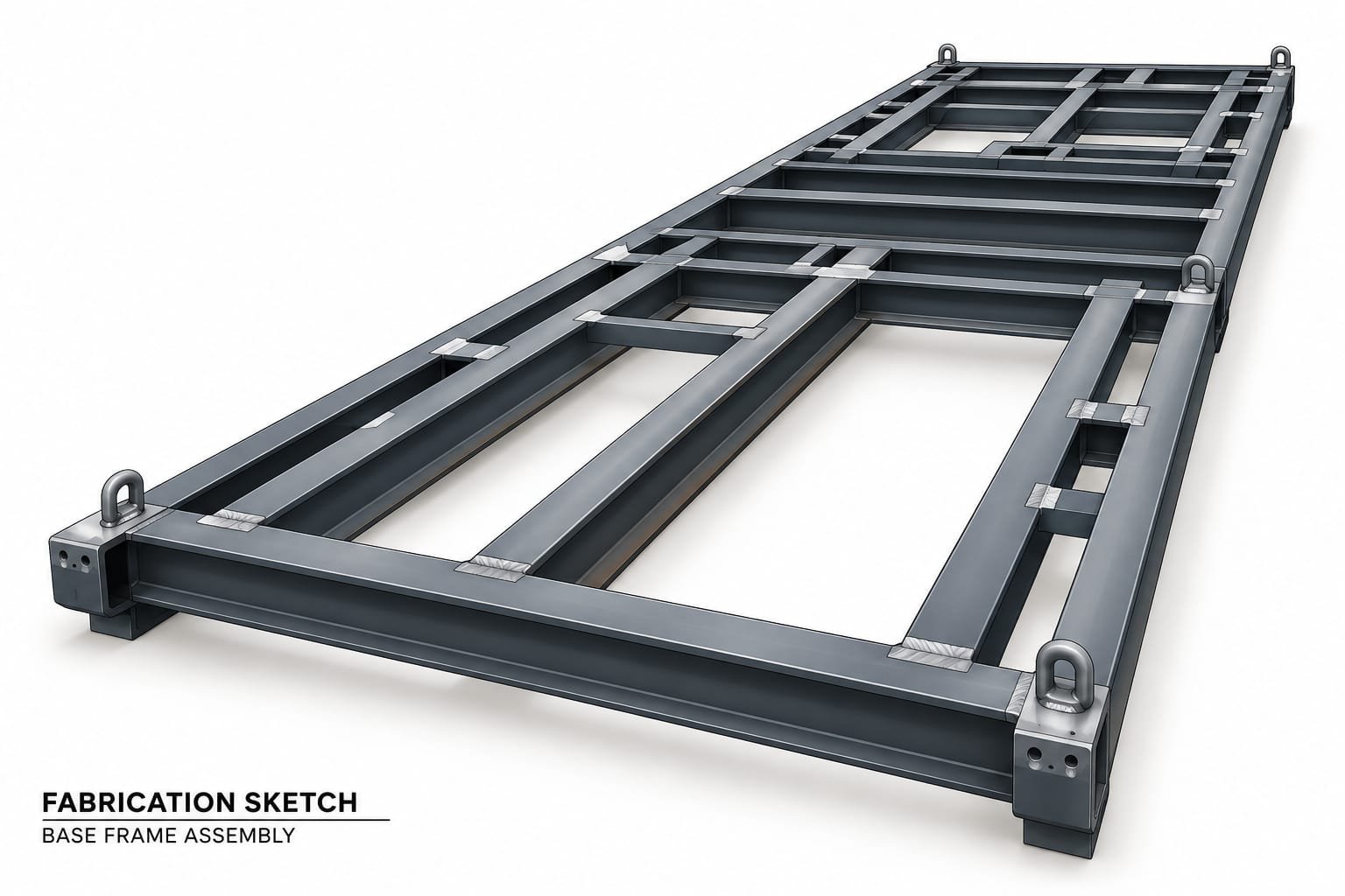 Modular Generator Skid Base Frame