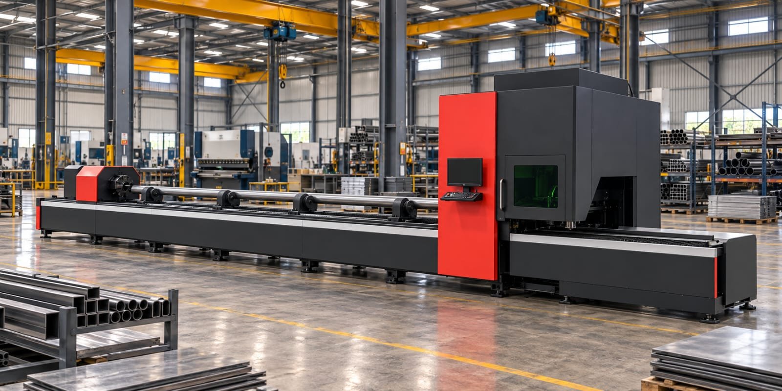 6 kW 3D CNC Tube & Pipe Laser
